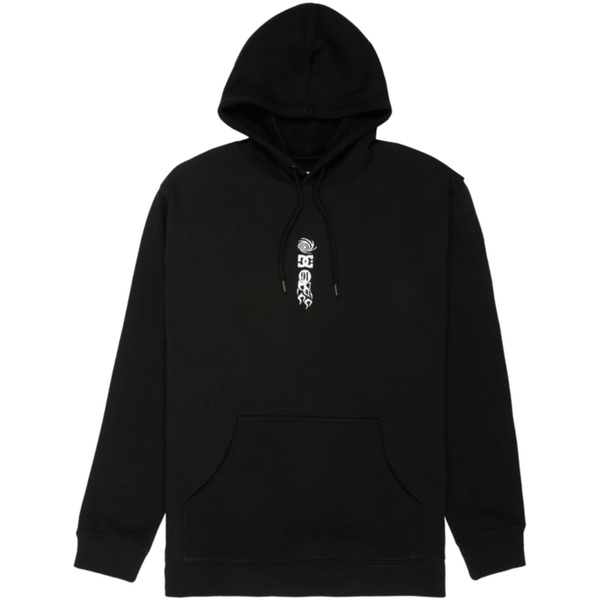 2026 DC Shoes Mens Blurry Bubble Hoodie EDYSF03278 - Black